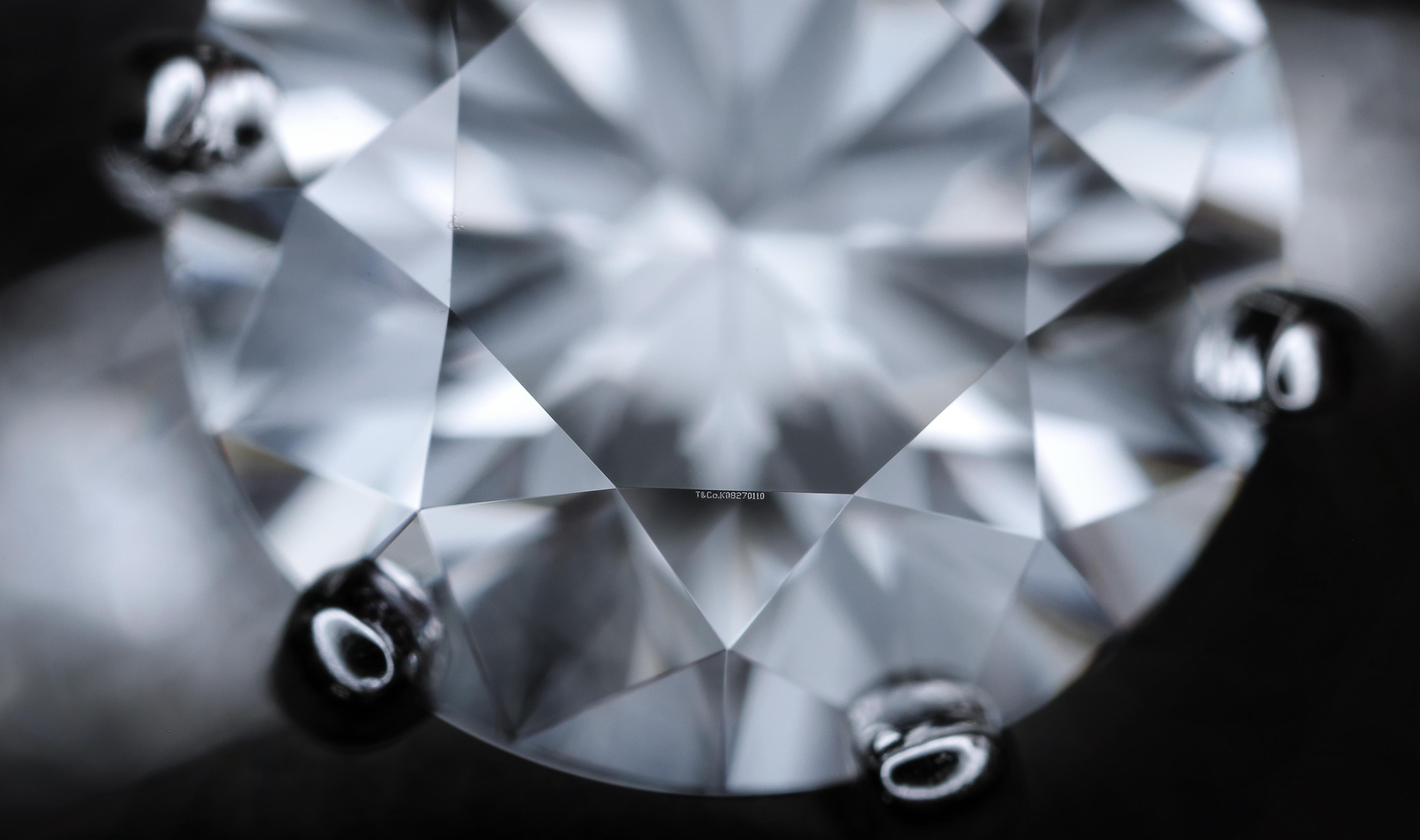 Tiffany & Co. Platinum Diamond Engagement Ring 1.17 Cts TW with Diamond Band 4