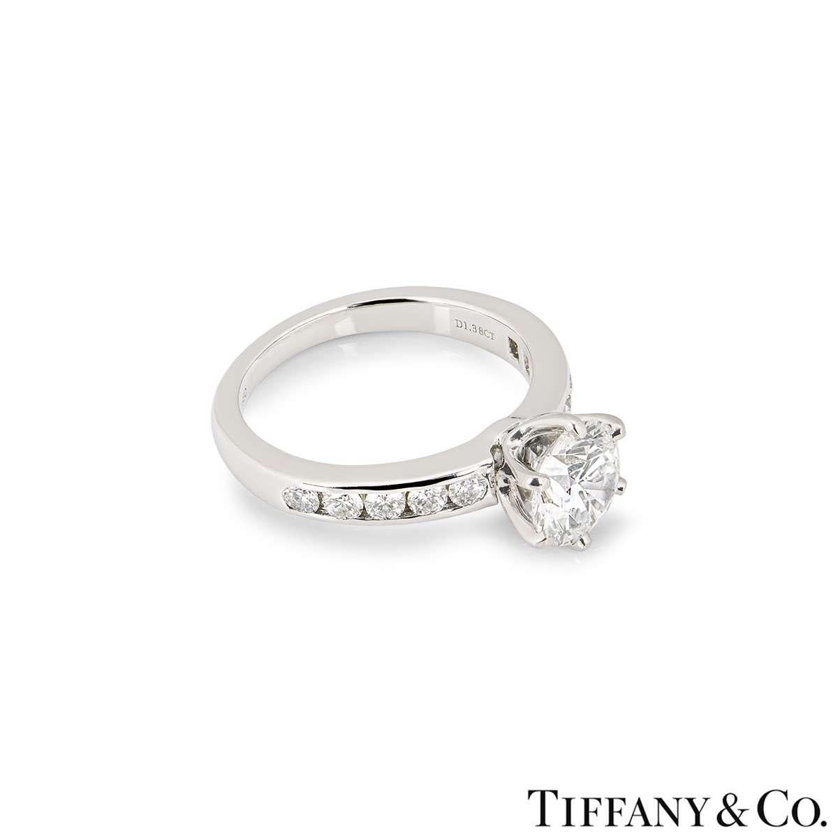 tiffany rings platinum diamonds