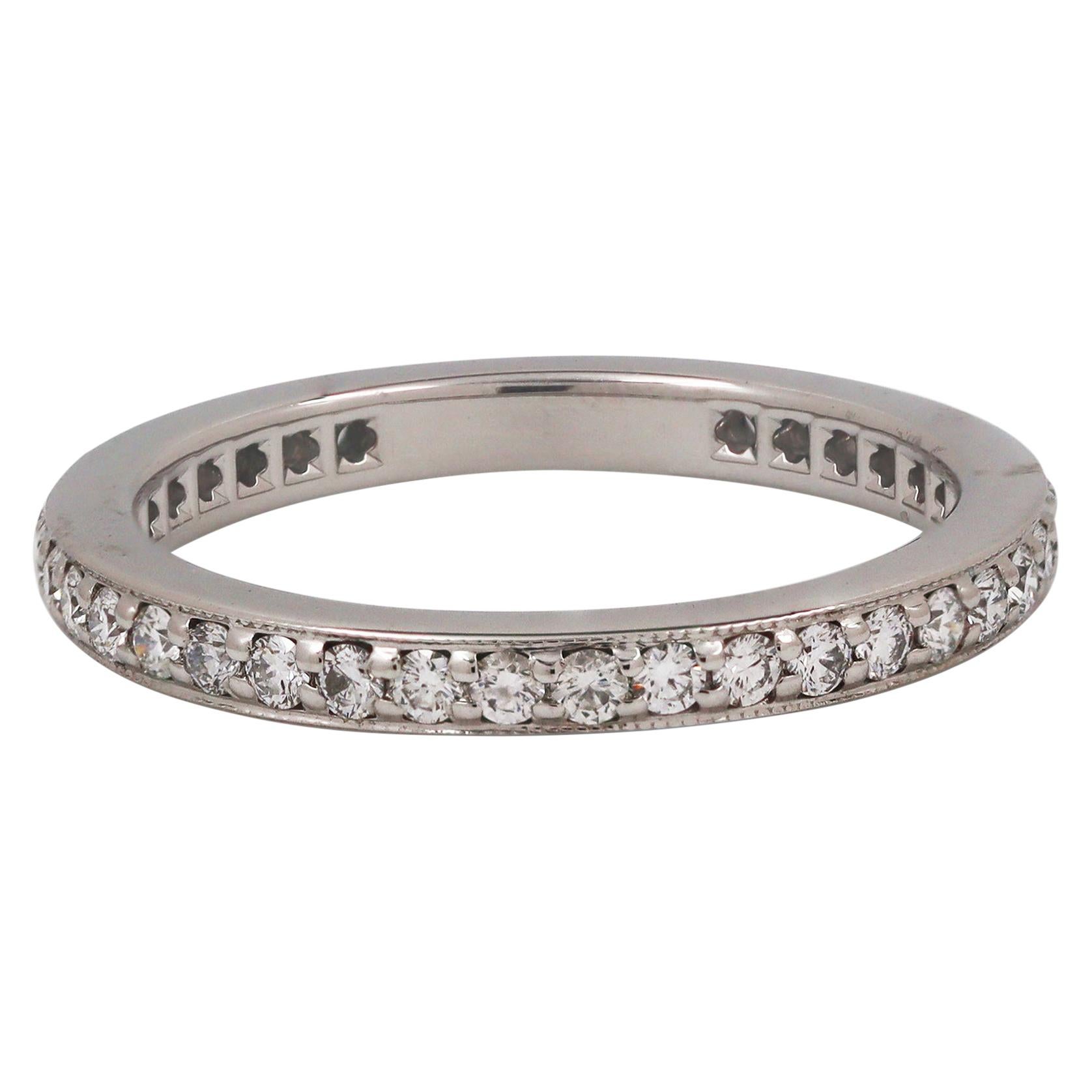 Tiffany & Co. Platinum Diamond Eternity Band