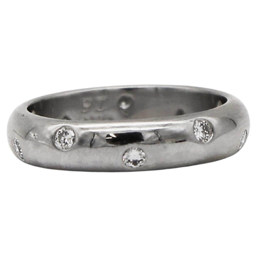Tiffany & Co. Anello Etoile con diamante in platino in vendita