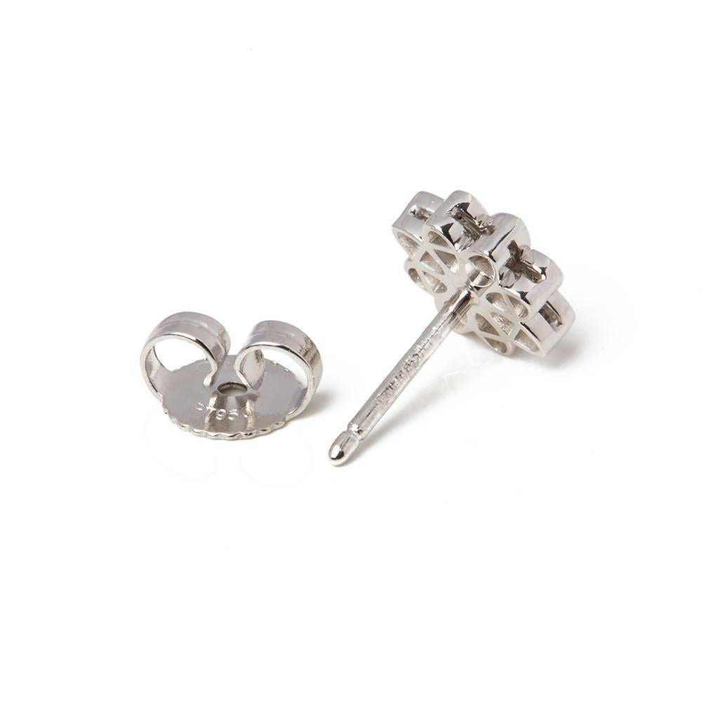 diamond flower earrings tiffany