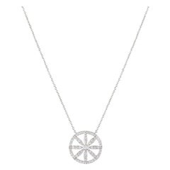Tiffany & Co. Platinum Diamond Flower Necklace