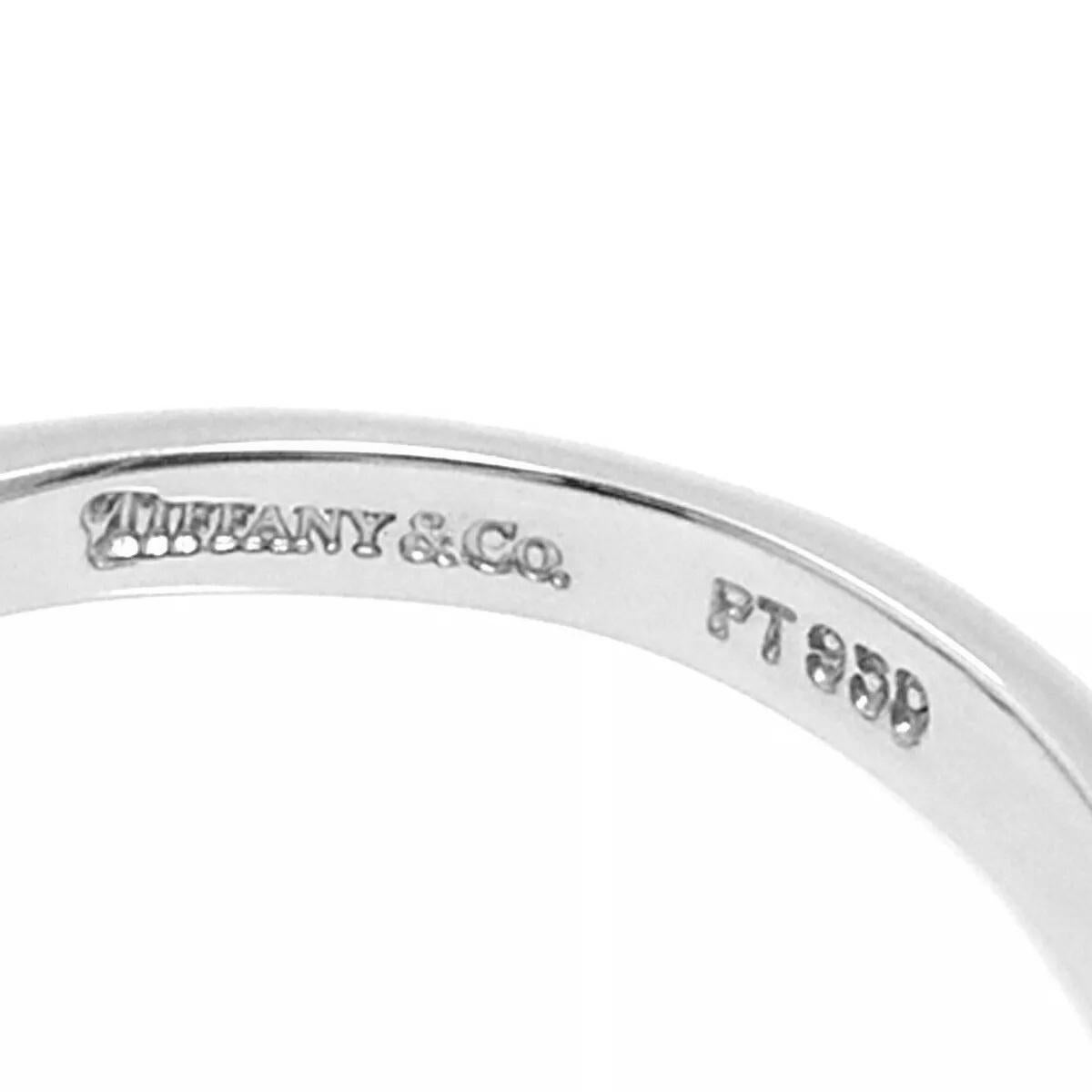 TIFFANY & Co. Anillo Flor Diamante Platino 4.5 3
