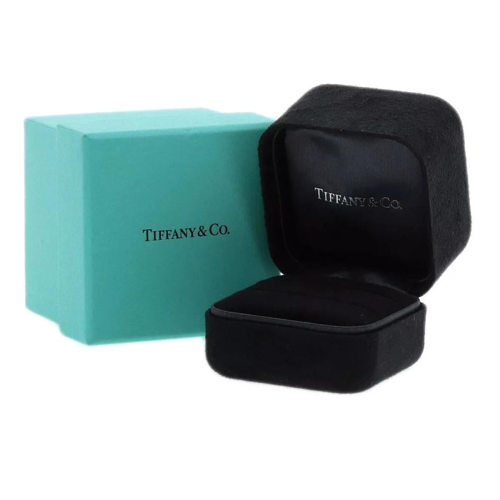 TIFFANY & Co. Platinum Diamond Flower Ring 5.5 3