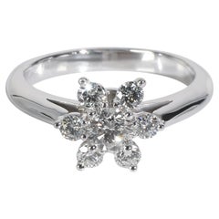 Tiffany
Co. Platinum Diamond Flower Ring