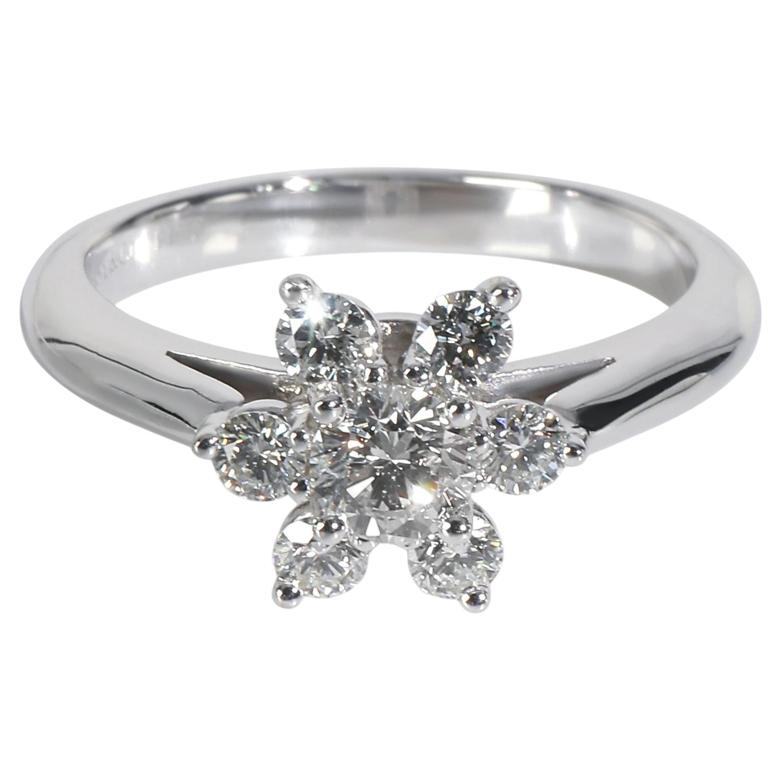 Tiffany Flower Ring - 26 For Sale on 1stDibs | diamond flower ring