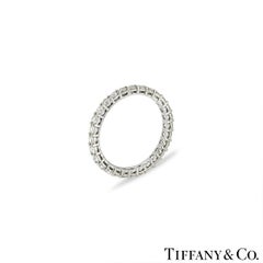 Tiffany & Co. Platinum Diamond Full Eternity Forever Ring 0.85ct TDW