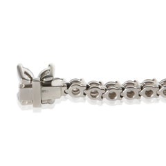 Tiffany & Co. Platinum Diamond Graduating Victoria Tennis Necklace