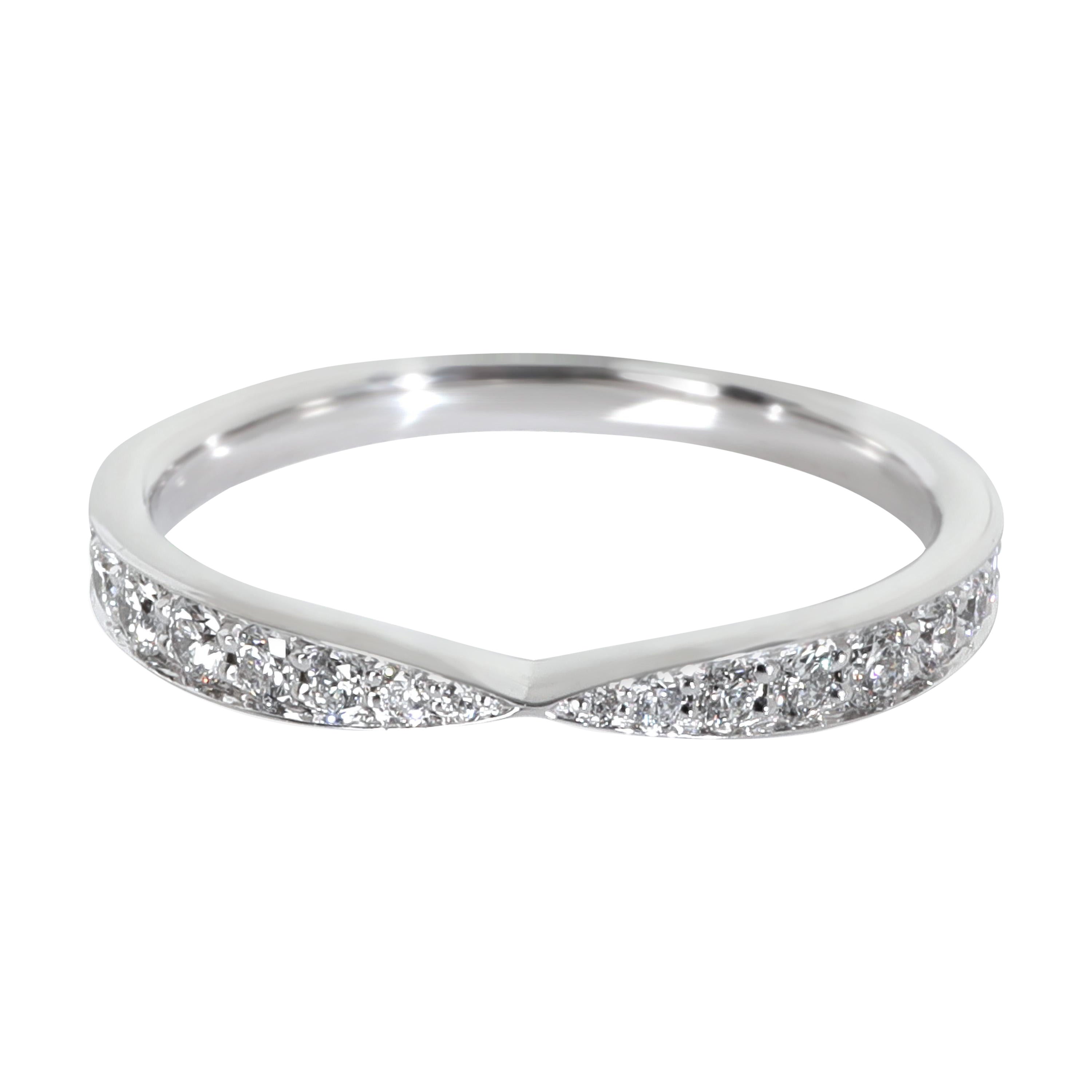 Tiffany & Co. Fascia Harmony in platino con diamante in vendita