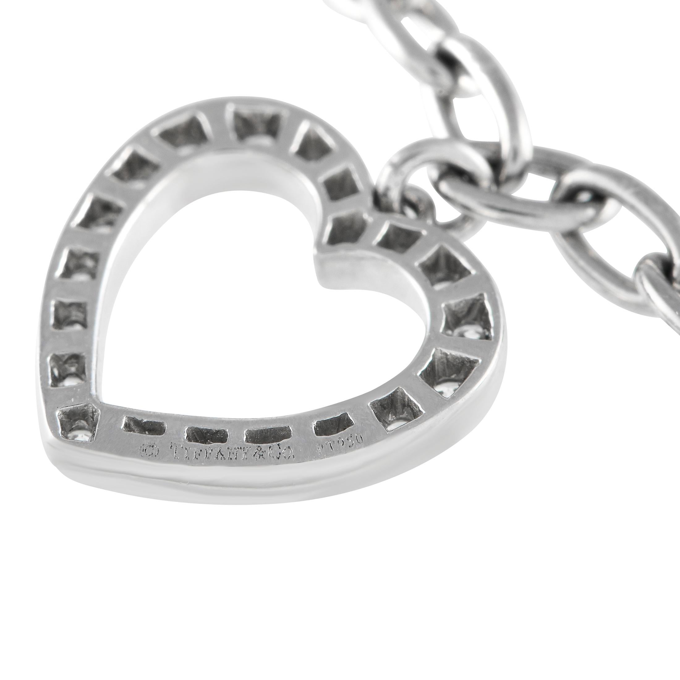 tiffany heart link bracelet