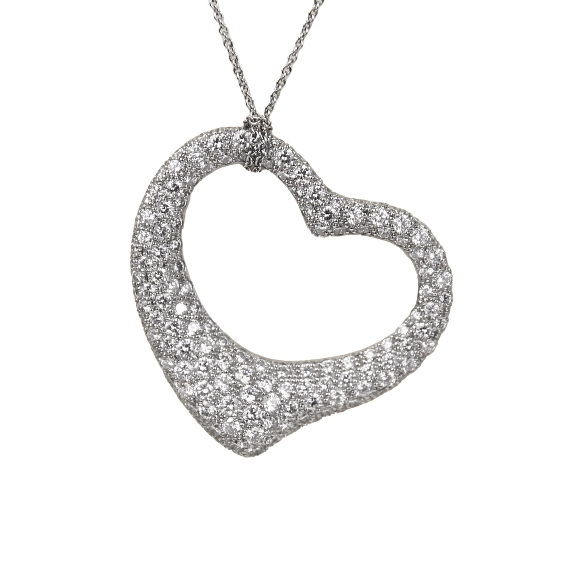 Tiffany & Co.

Platinum Diamond Heart Necklace