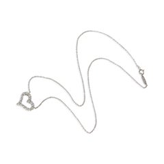Tiffany & Co. Platinum Diamond Heart Pendant