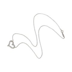 Tiffany & Co. Platinum Diamond Heart Pendant