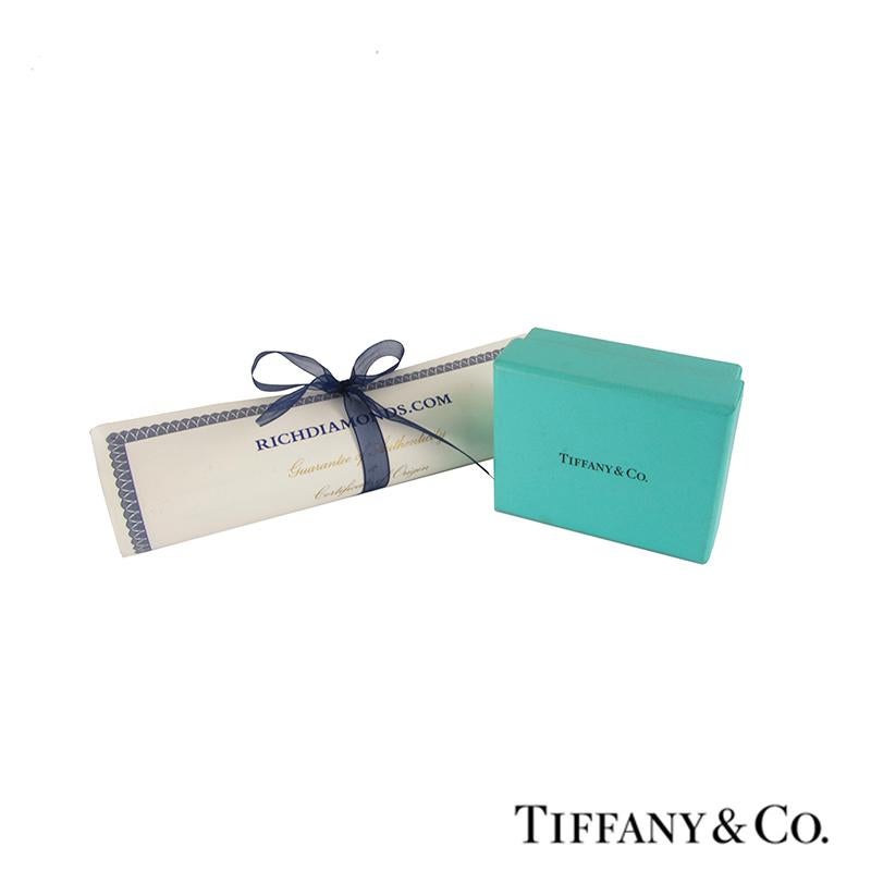Tiffany & Co. Platinum Diamond Heart Pendant For Sale 3
