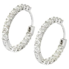 Tiffany & Co. Boucles d'oreilles en platine avec diamant 2.39ct TDW 60006475