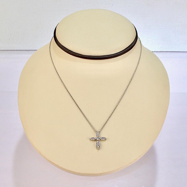Tiffany and co crucifix necklace Clearance