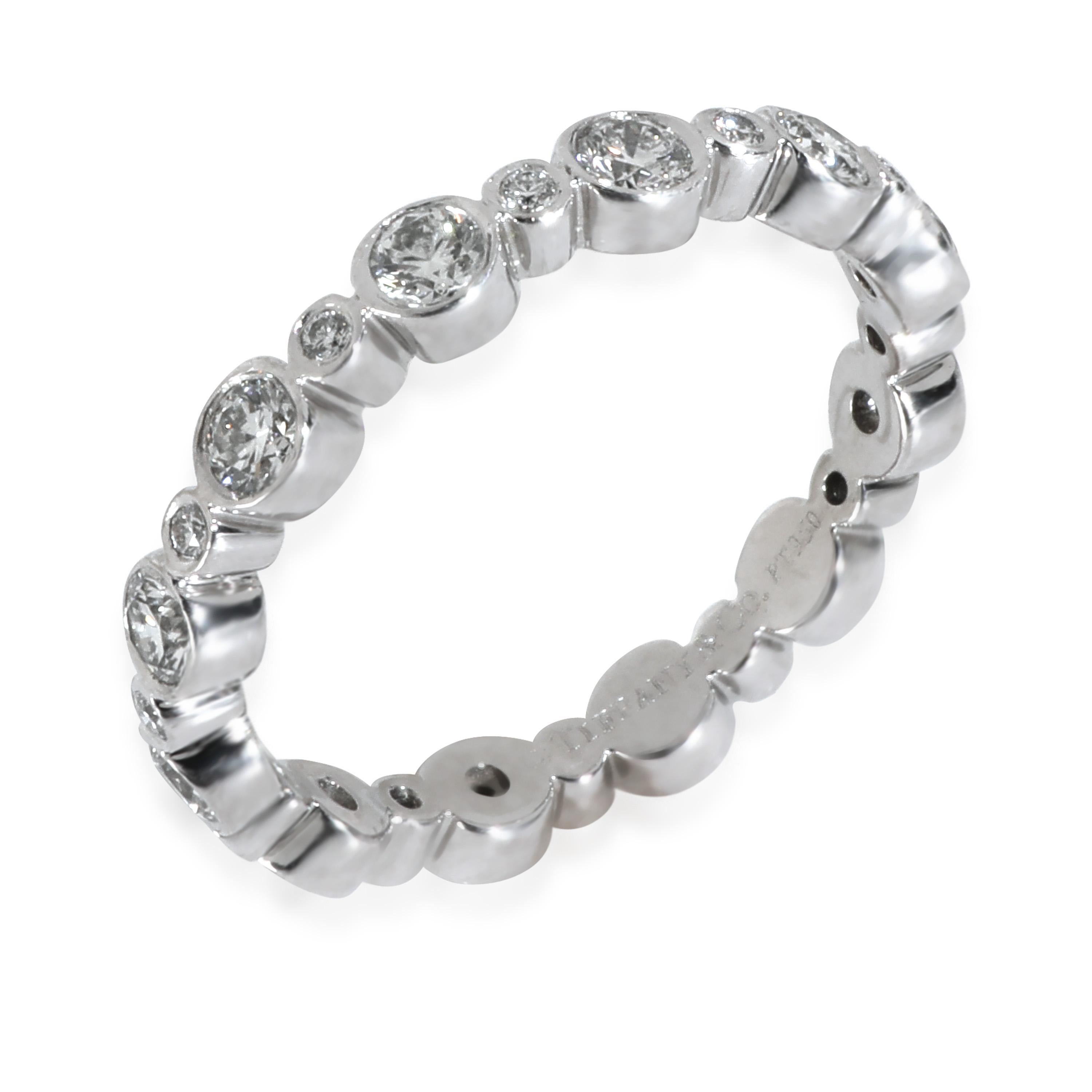 Tiffany & Co. Platinum Diamond Jazz Band In Good Condition For Sale In New York, NY
