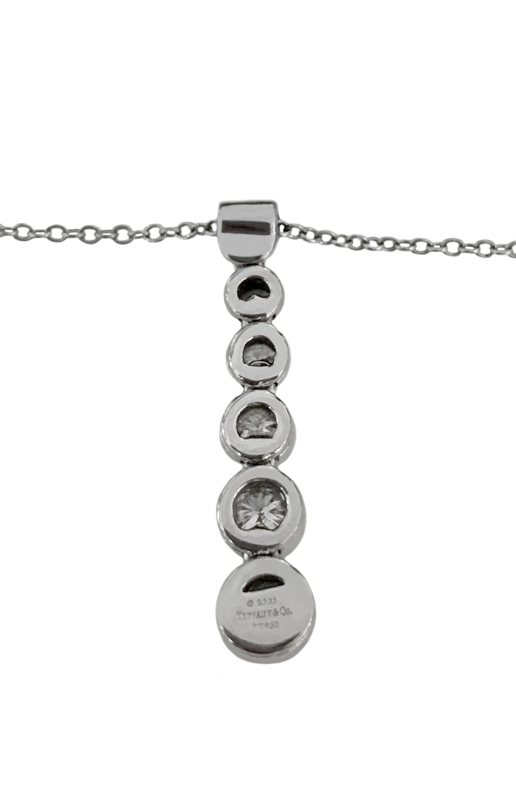 Tiffany & Co. Collier Jazz en platine avec diamants Pour femmes en vente