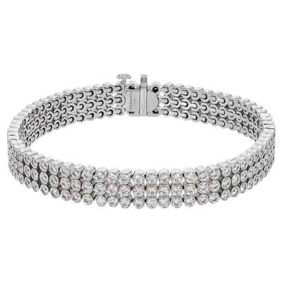 Tiffany and Co. Diamond Infinity Bracelet in Platinum with Box at ...
