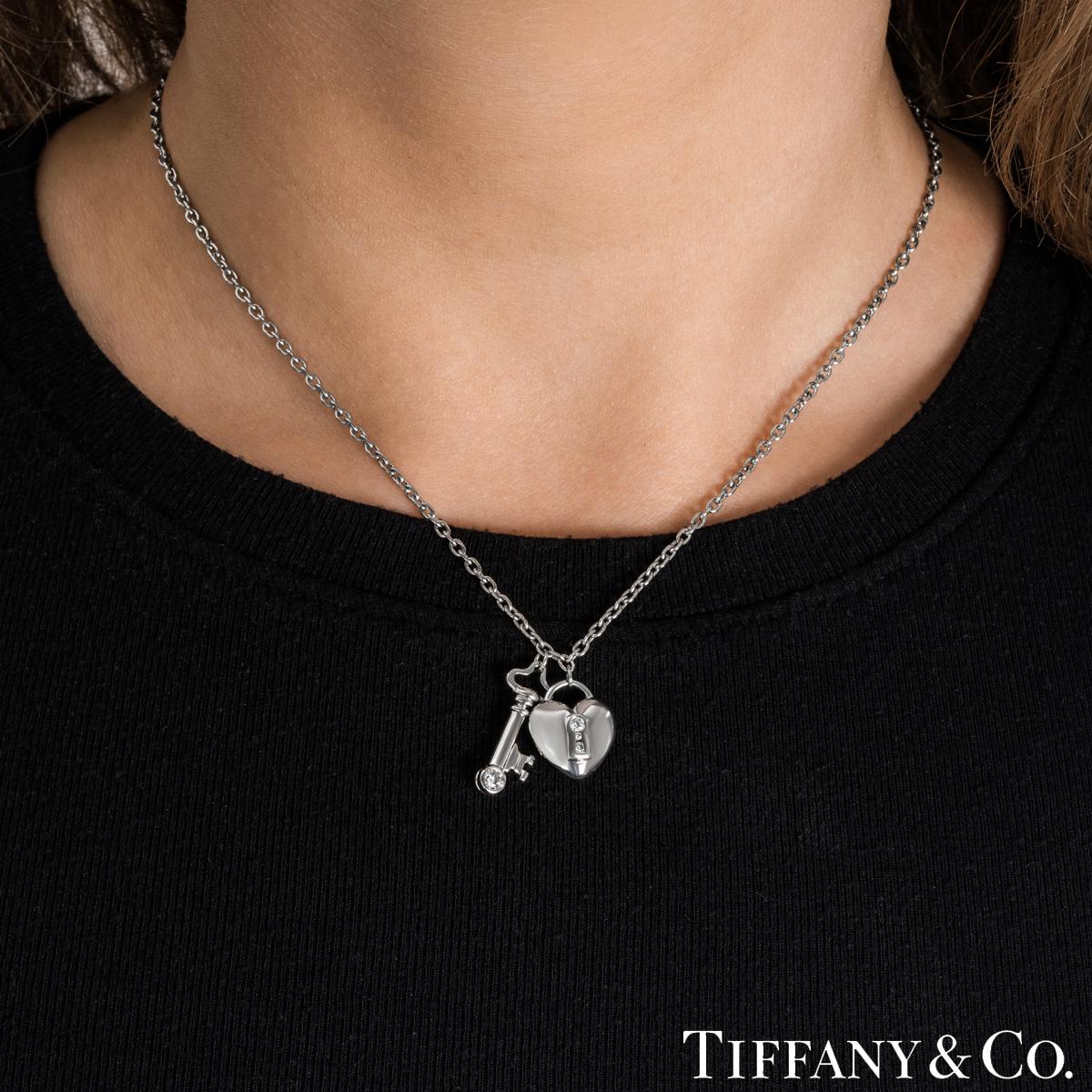 lock and key necklace tiffany