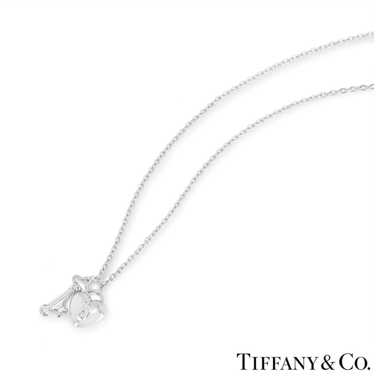 tiffany and co lock necklace