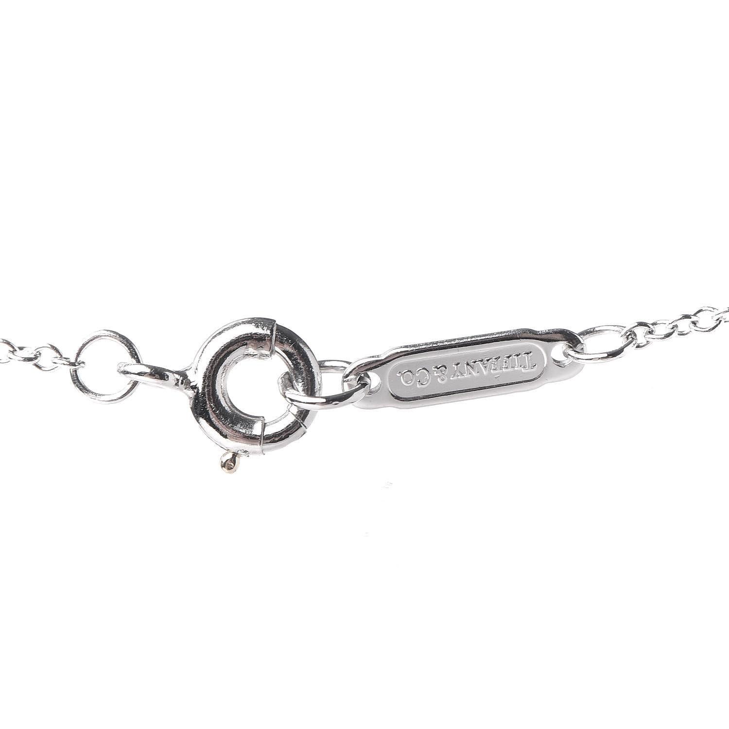 Collar Tiffany Co de diamantes en platino Victoria Co. grande Moderno en venta