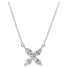 Used Tiffany Co Platinum Diamond Large Victoria Necklace