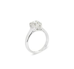 Tiffany & Co. Platinum Diamond Lucida Ring 2.50ct F/VS2