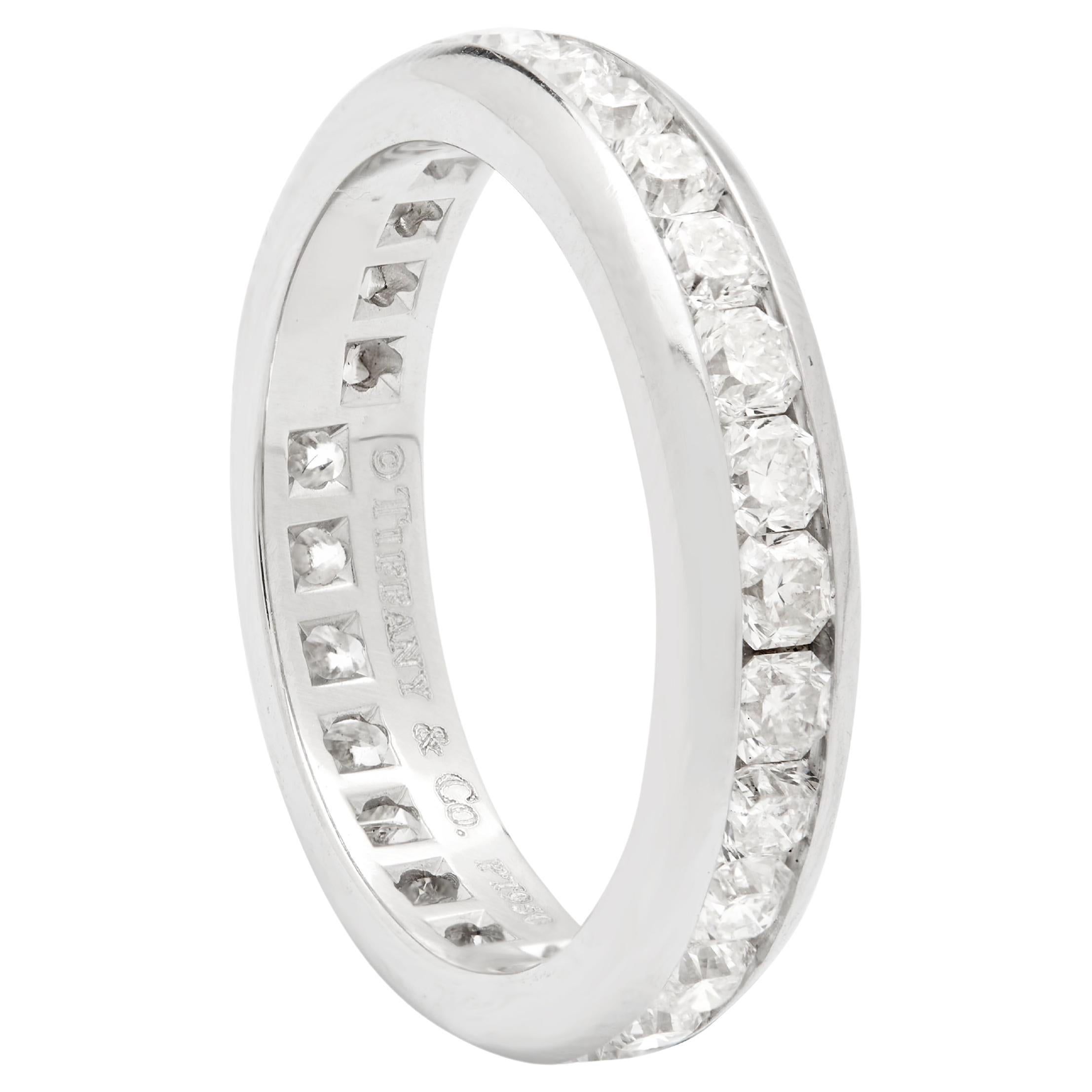 Tiffany & Co platinum diamond Lucinda ring For Sale