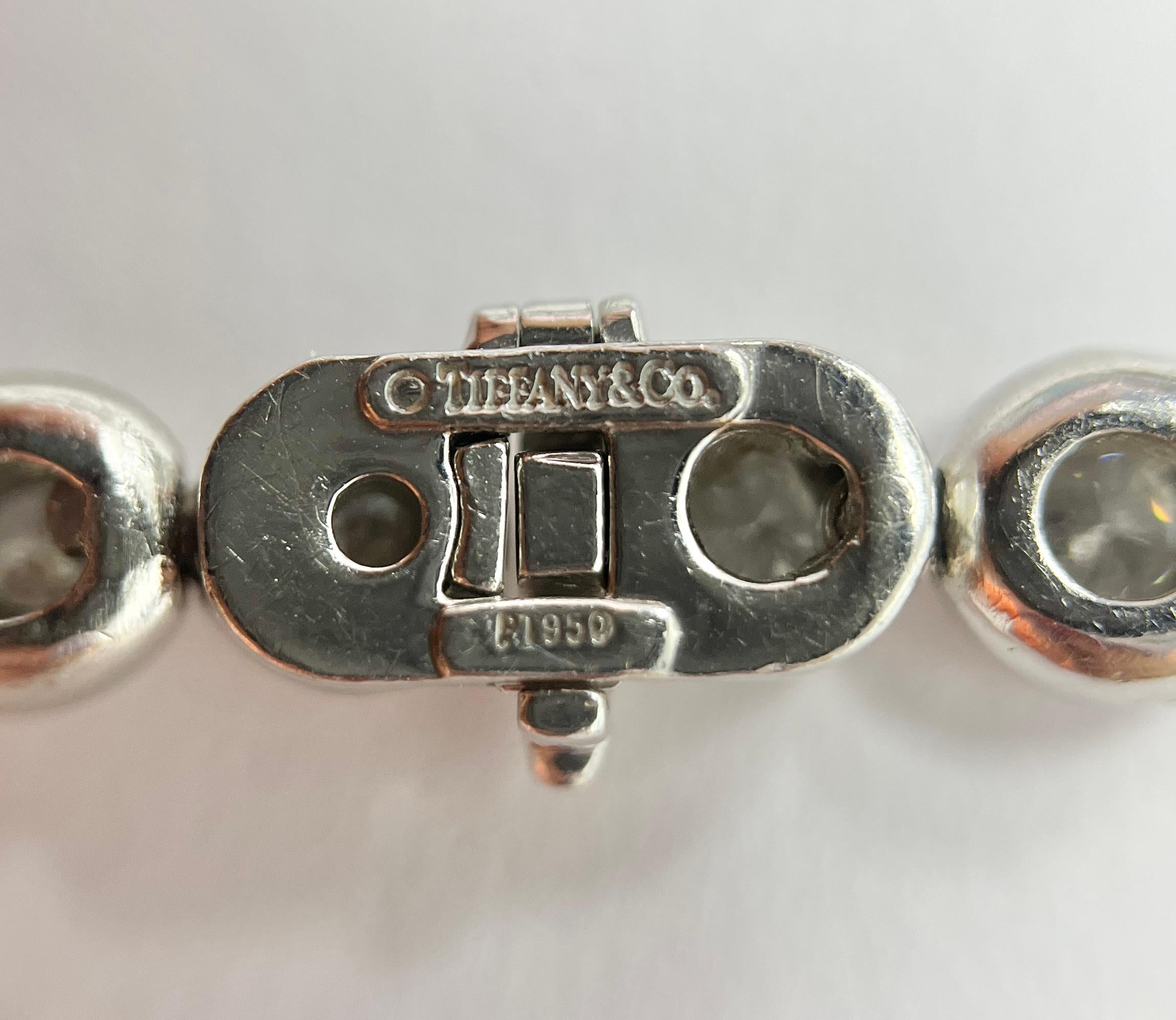 Tiffany & Co. Platin-Diamant-Halskette (Moderne)