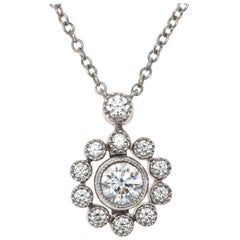 Tiffany & Co. Platinum Diamond Necklace