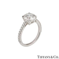 Tiffany & Co. Platinum Diamond Novo Ring 1.72 Carat