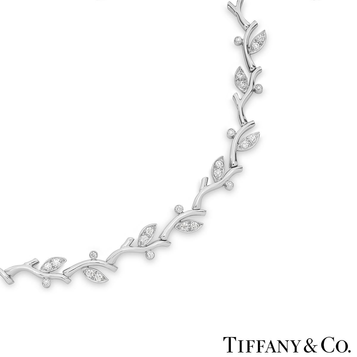 tiffany leaf necklace