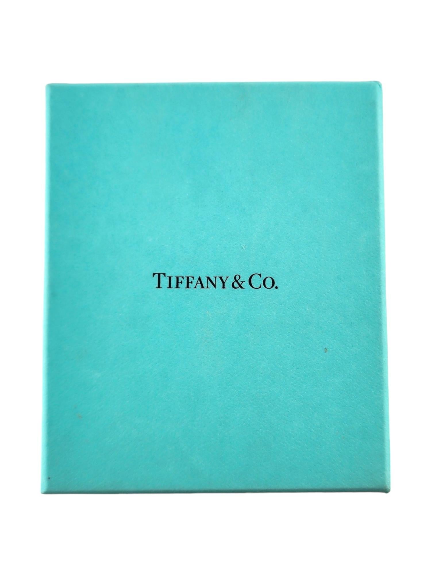Tiffany & Co Platinum Diamond Open Circle Pendant Necklace #18332 5
