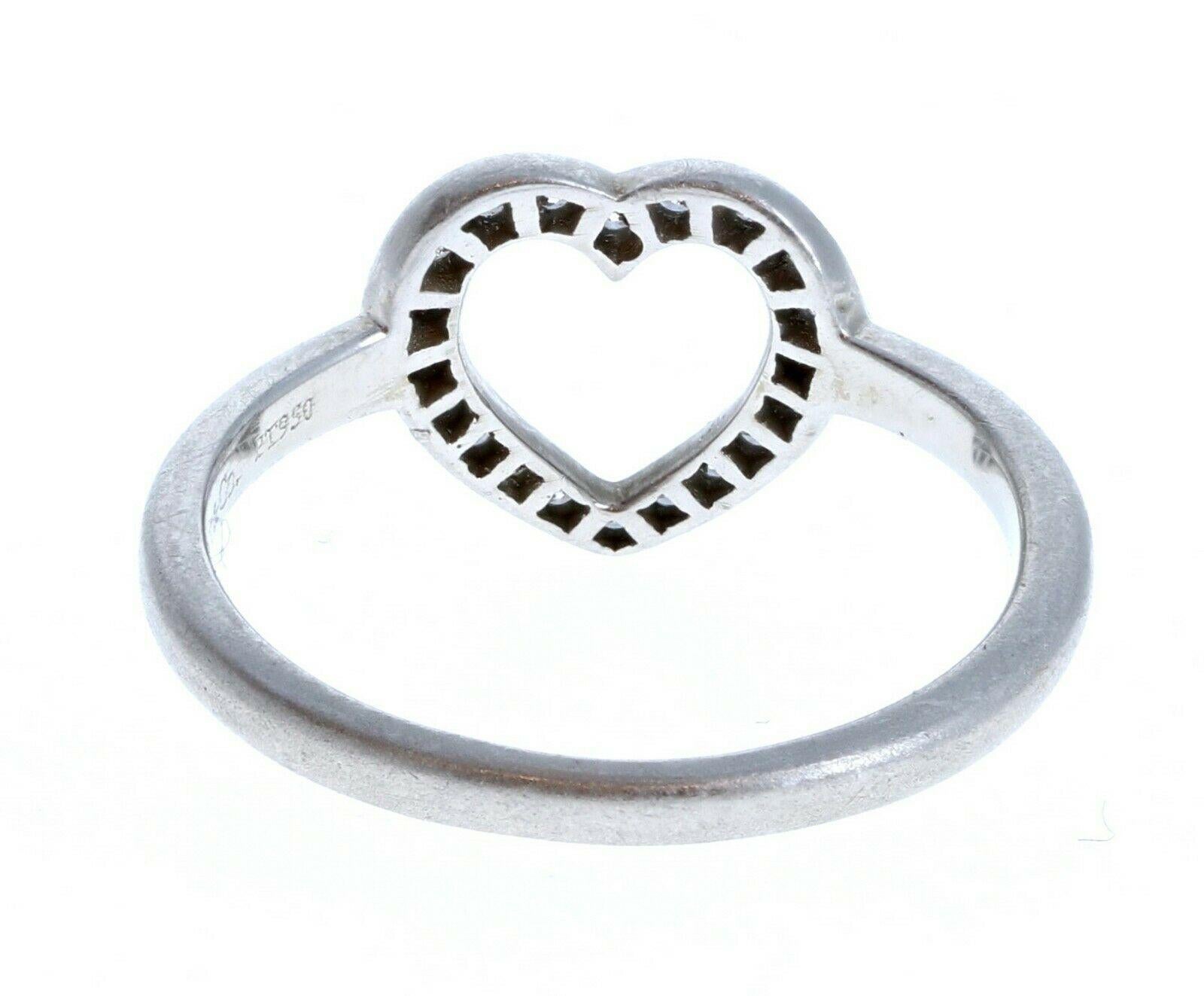 open heart tiffany ring