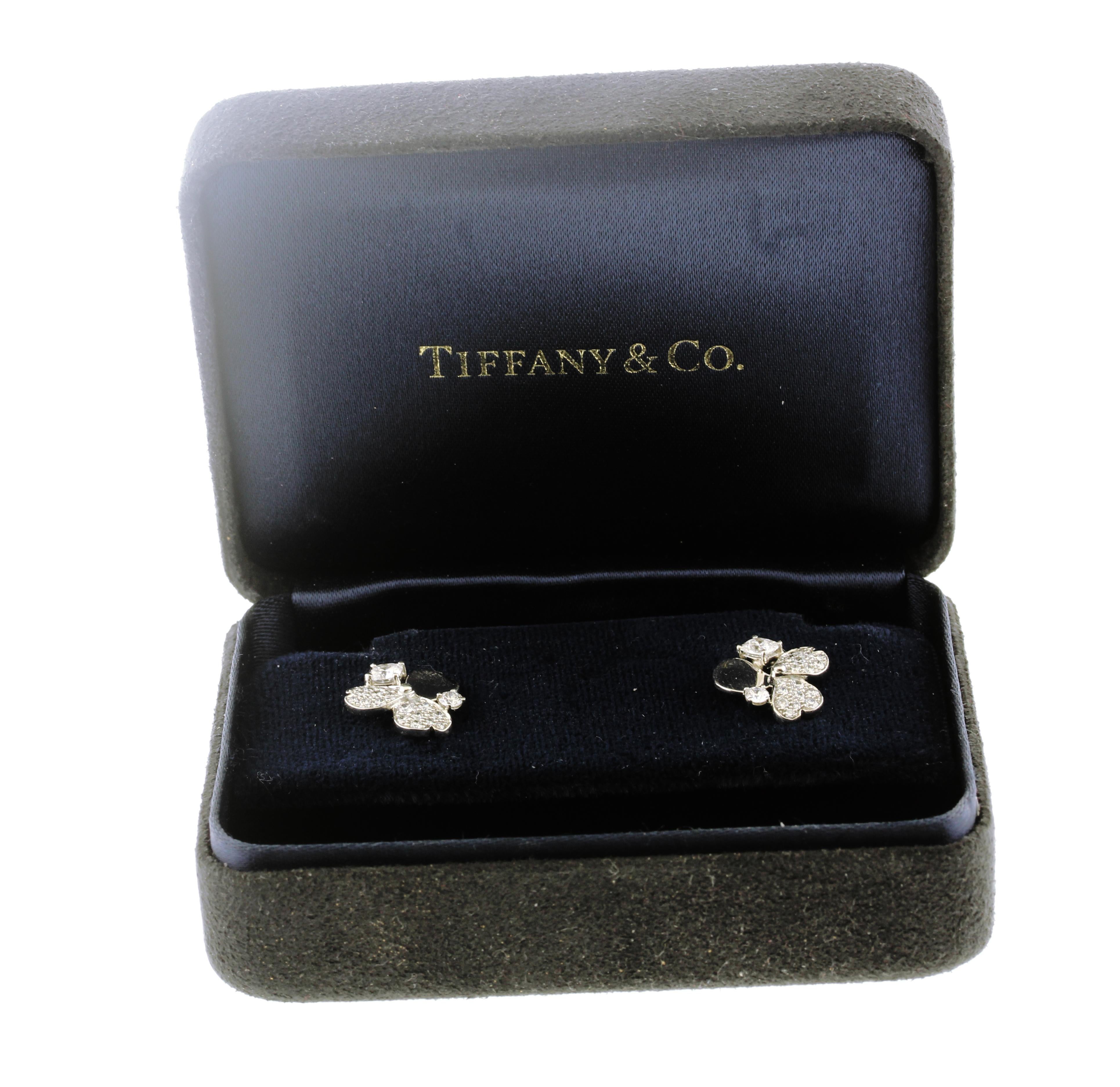 tiffany paper flower earrings