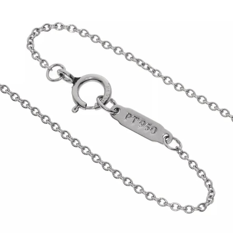 TIFFANY & Co. Platinum Diamond Paper Flowers Pendant Necklace For Sale 7