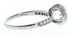 Tiffany & Co. Platinum and Diamond Ribbon Ring 1.07 Carat E VVS1