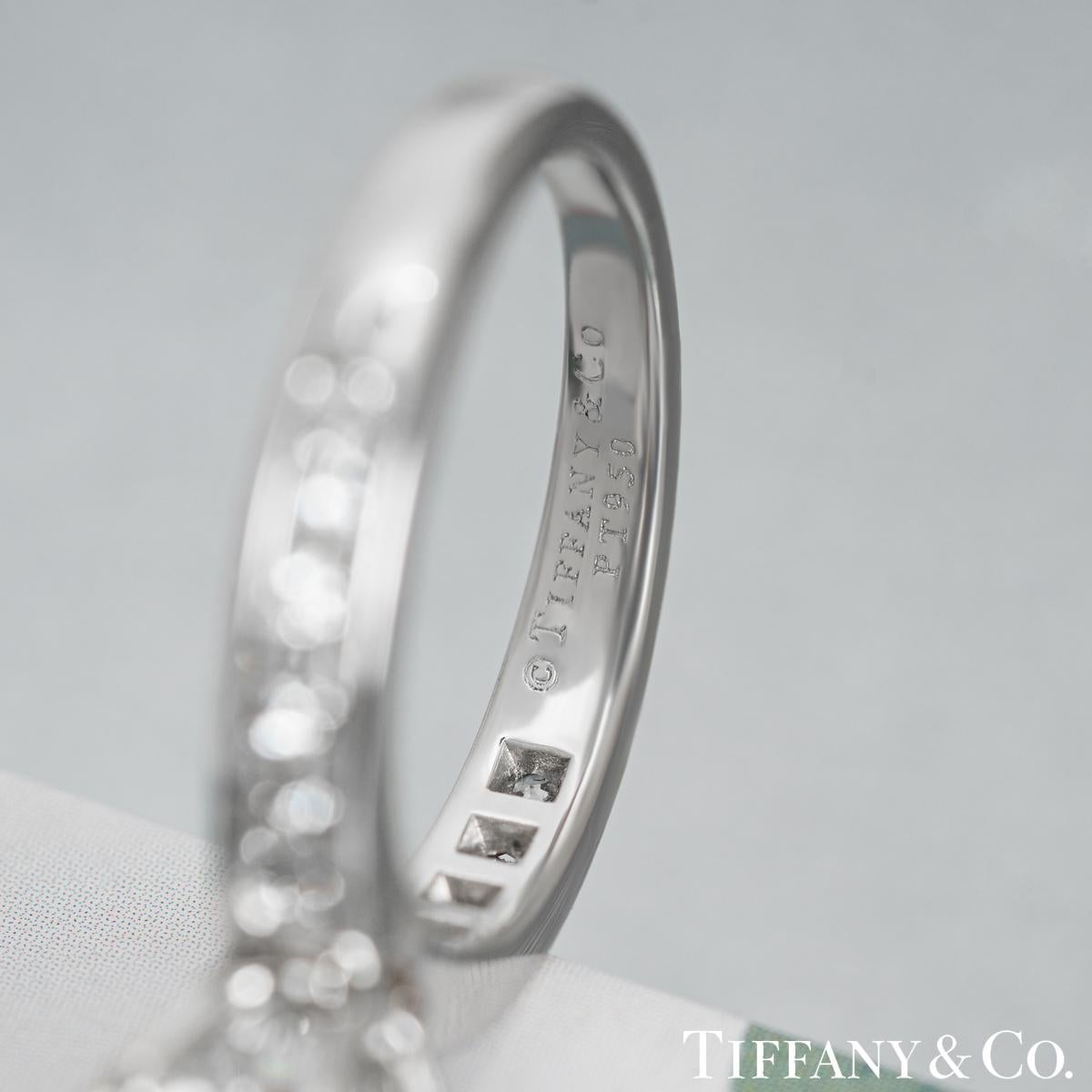 Tiffany & Co. Platinum Diamond Ring 1.28 Carat G/VVS2 For Sale 1
