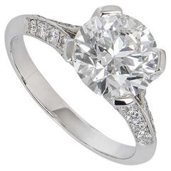 Tiffany & Co. Platinum Diamond Ring 2.23ct G/VVS1 XXX