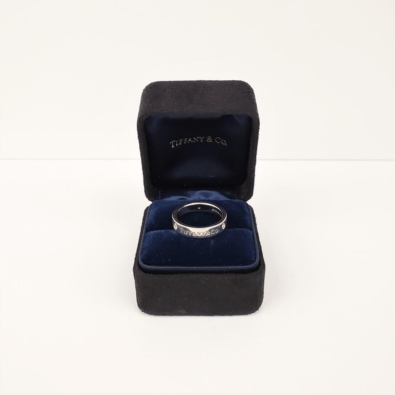 Tiffany and Co. Platinum Diamond Ring at 1stDibs