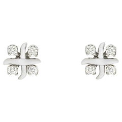 Tiffany & Co. Pendientes Schlumberger Lynn de diamantes en platino 0,29 TDW 60108173