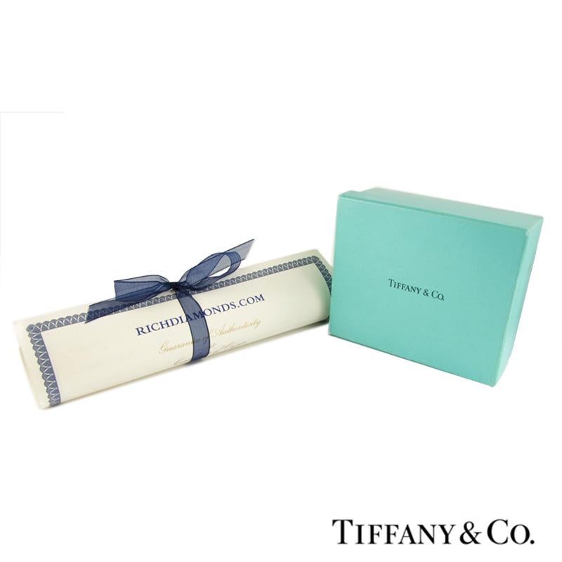 Women's Tiffany & Co. Platinum Diamond Set Star Necklace .53 Carat