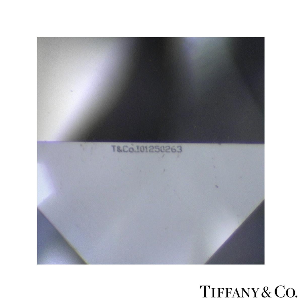 Tiffany & Co. Verlobungsring aus Platin mit Diamantfassung aus Platin 2,04 Karat F/VS1 1