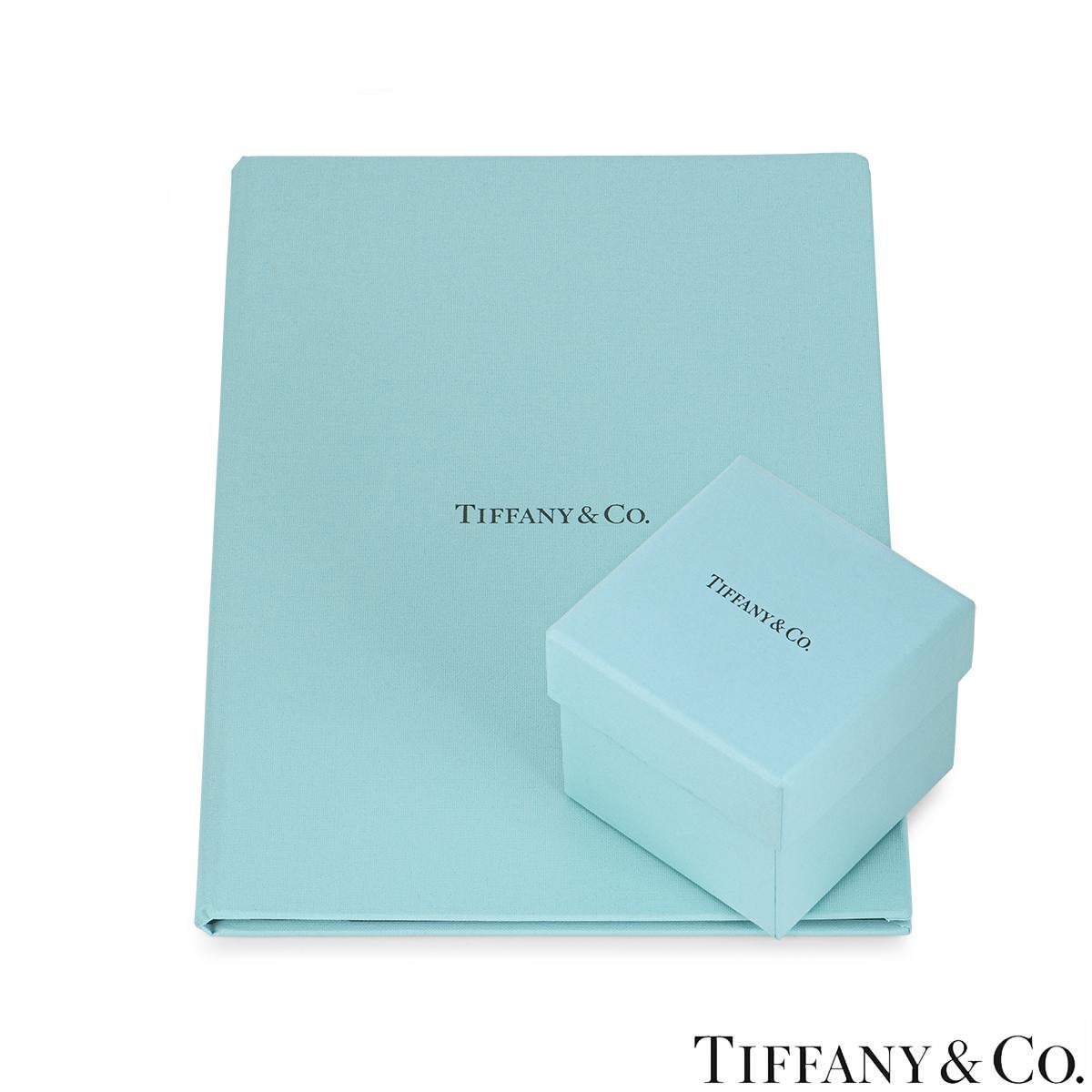 Tiffany & Co. Platinum Diamond Setting Ring 0.57ct D/VVS2 3