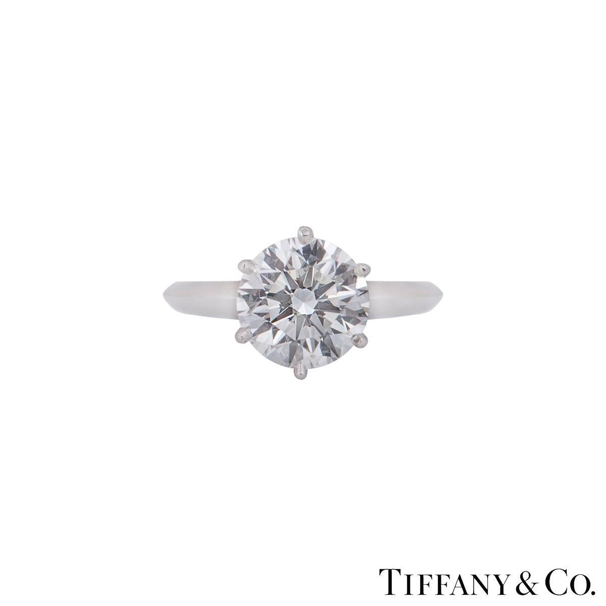 2.17 carat tiffany diamond ring