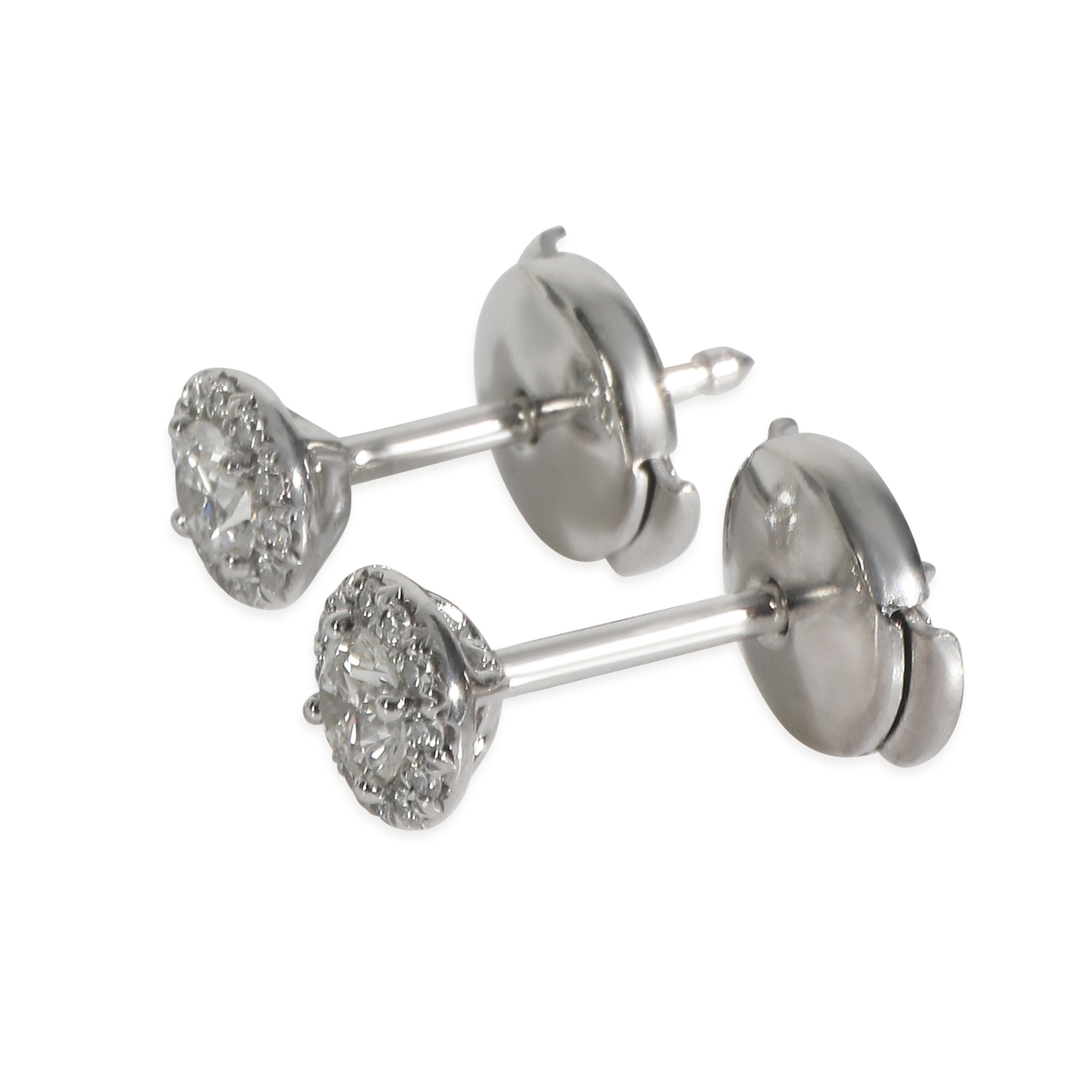 Tiffany & Co. Boucles d'oreilles Soleste en platine et diamant petit modèle Pour femmes en vente