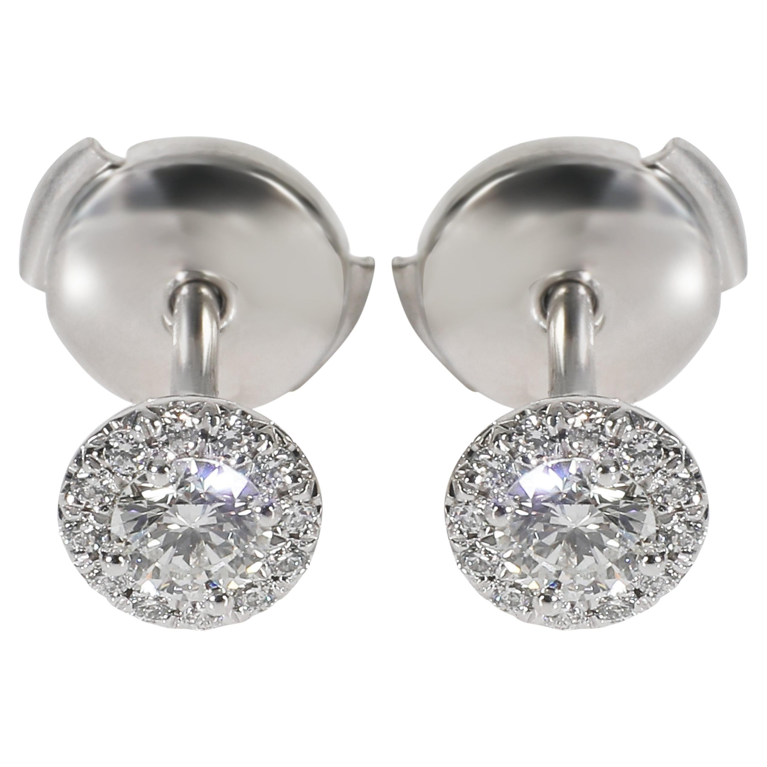 Tiffany 
Co. Orecchini in platino con diamante piccolo modello Soleste