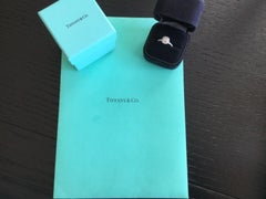 Tiffany & Co. Platinum Diamond Soleste Engagement Ring F VVS1