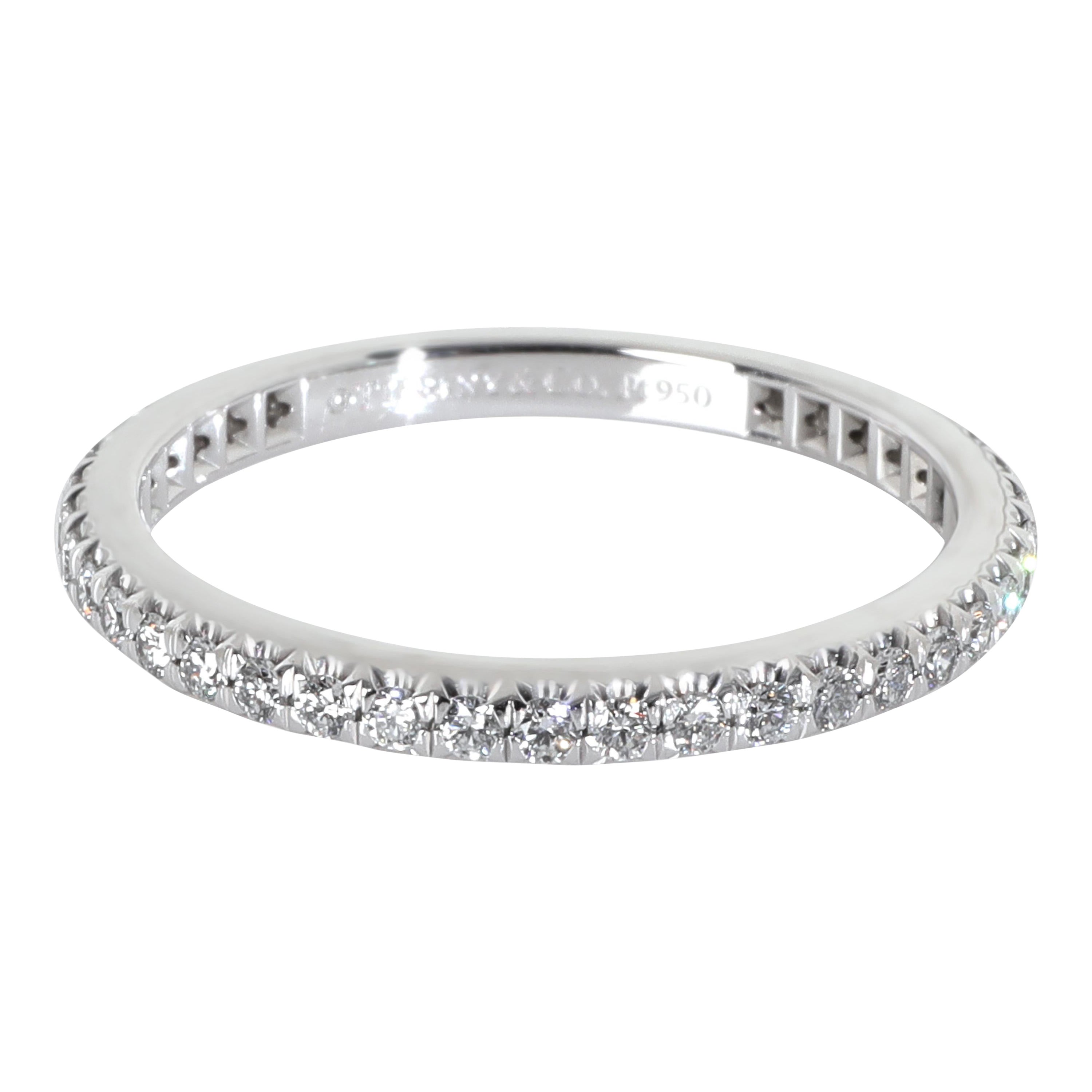 Tiffany & Co. Platinum Diamond Soleste Eternity Band For Sale